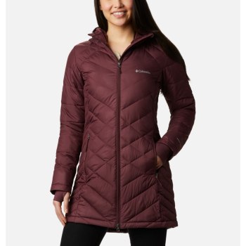 Columbia Heavenly Long Hooded, Chamarras Vino Para Mujer | 158207-VQJ